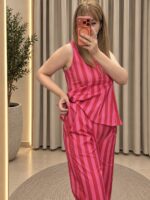 Çizgili Pembe Takım - Görsel 4