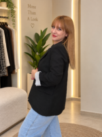 Siyah Blazer Ceket - Görsel 3