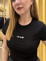Siyah kısa tshirt - Görsel 2