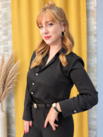 Siyah Saten Gömlek - Görsel 2