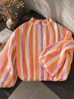 Pastel Renkli Bomber Ceket - Görsel 6