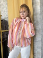 Pastel Renkli Bomber Ceket - Görsel 3