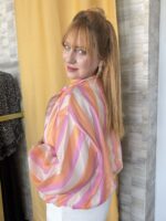 Pastel Renkli Bomber Ceket - Görsel 4